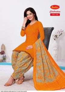 Patiyala ชุดสูทพิมพ์ลายดิจิตอลสำหรับผู้หญิง,ชุดสูท Dupatta พิมพ์ลายดิจิตอล Salwar Kameez พร้อมชุดสูท Dupatta ชุดเดรสผ้าฝ้ายสำเร็จรูป Stich Royal Export - Product Image 2