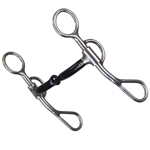 Ngựa Đen Ngọt Sắt Kết Hợp Shank Bits Coronet Argentina Snaffle Bit Ngựa Tack Và Bits - Product Image 6