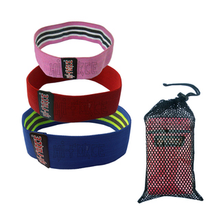 Bandas de tela para ejercicio de botín para mujer, banda de entrenamiento de glúteos antideslizante, banda de bucle elástico de tela circular para cadera - Product Image 6