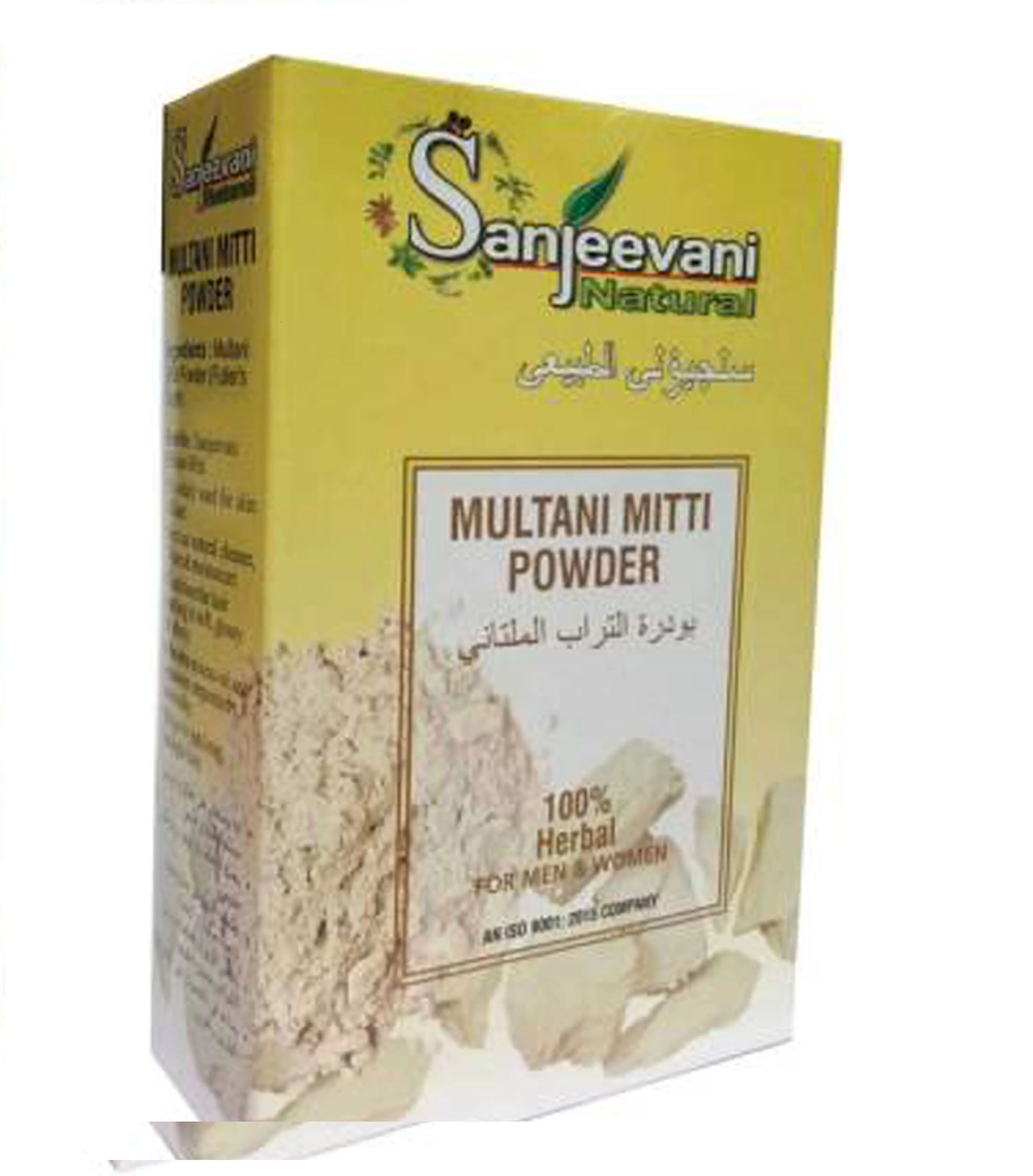 Poudre Multani Mitti naturelle Pure 100%, meilleure vente en vrac et étoile