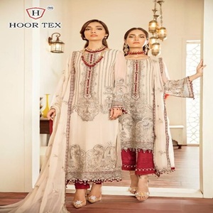 Hint ve pakistan moda için tasarımcı Georgette takım elbise - Product Image 1