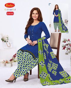 Patiyala ชุดสูทพิมพ์ลายดิจิตอลสำหรับผู้หญิง,ชุดสูท Dupatta พิมพ์ลายดิจิตอล Salwar Kameez พร้อมชุดสูท Dupatta ชุดเดรสผ้าฝ้ายสำเร็จรูป Stich Royal Export - Product Image 5
