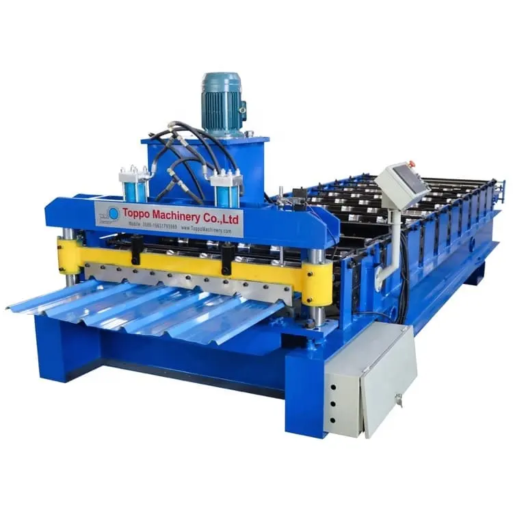 Sheet Metal IBR Roofing Making Steel Trapezoidal Profile Roll Forming Machine Equipment Price