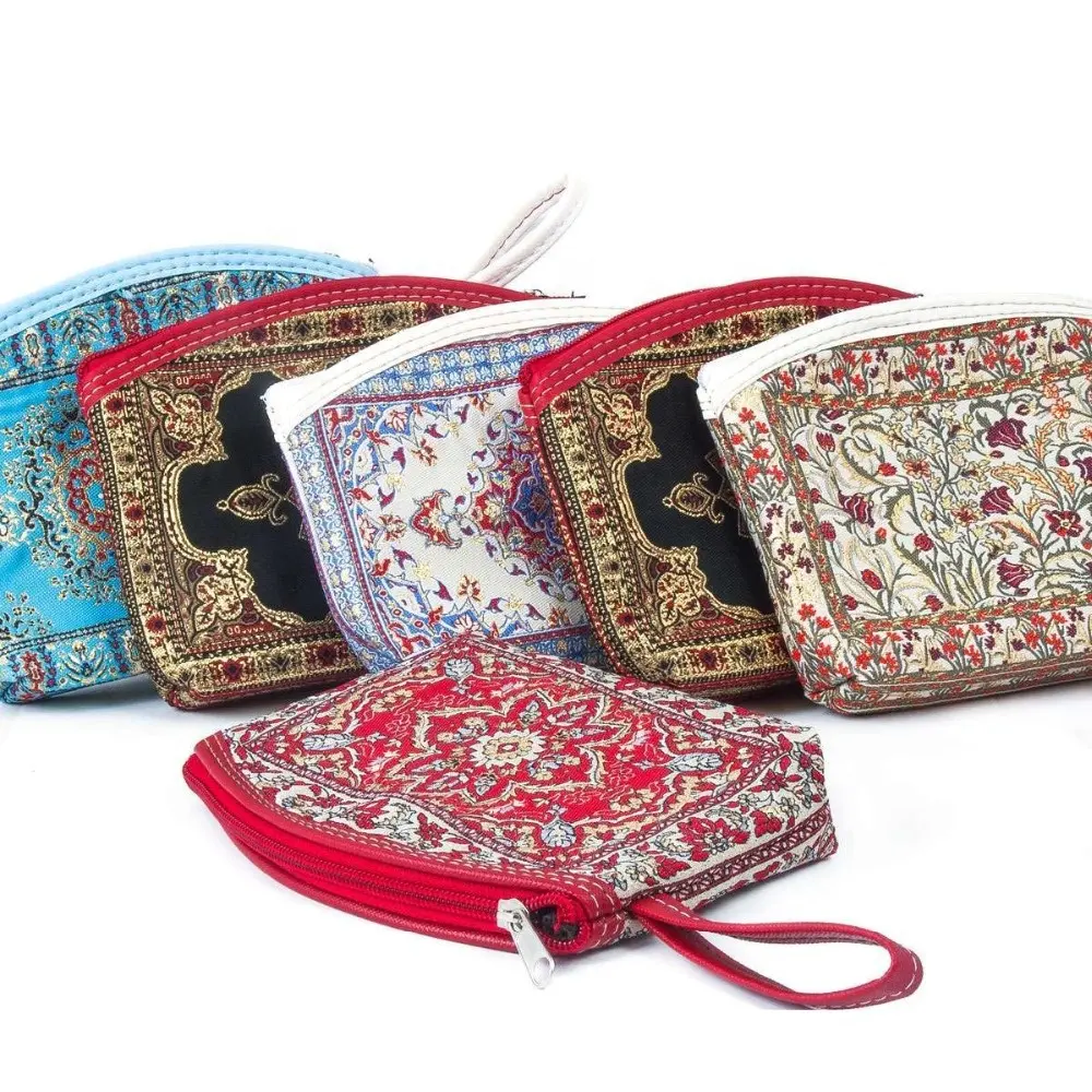 D Model Make Up Bag & Case With Woven Fabric Like Turkish Carpet