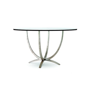 Mesa de centro sostenible de último estilo Mesa de centro de diseño multifuncional con tapa de vidrio redondeada - Product Image 1