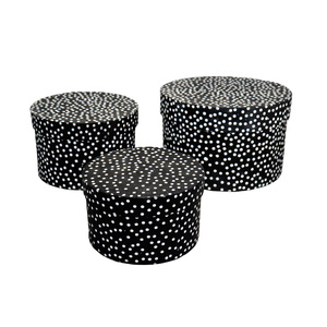 Caja redonda anidada hecha a mano, Juego de 3 - Product Image 2