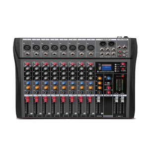 Sahne kullanımı konsolu ses podcast profesyonel ses video mikser dj 6 kanal 8 kanal 12 kanal 16 CH küçük ses mikseri - Product Image 4