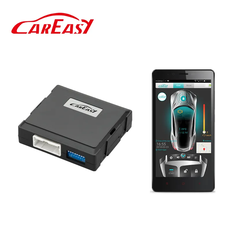 Alarme automotivo gps/gsm, alarme para carros com 2 vias, sistema de rastreamento e alarme