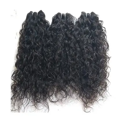Indian Hair Extension Unprocessed Raw 100% Virgin Burmese Curly Hair Weft At Reasonable Price