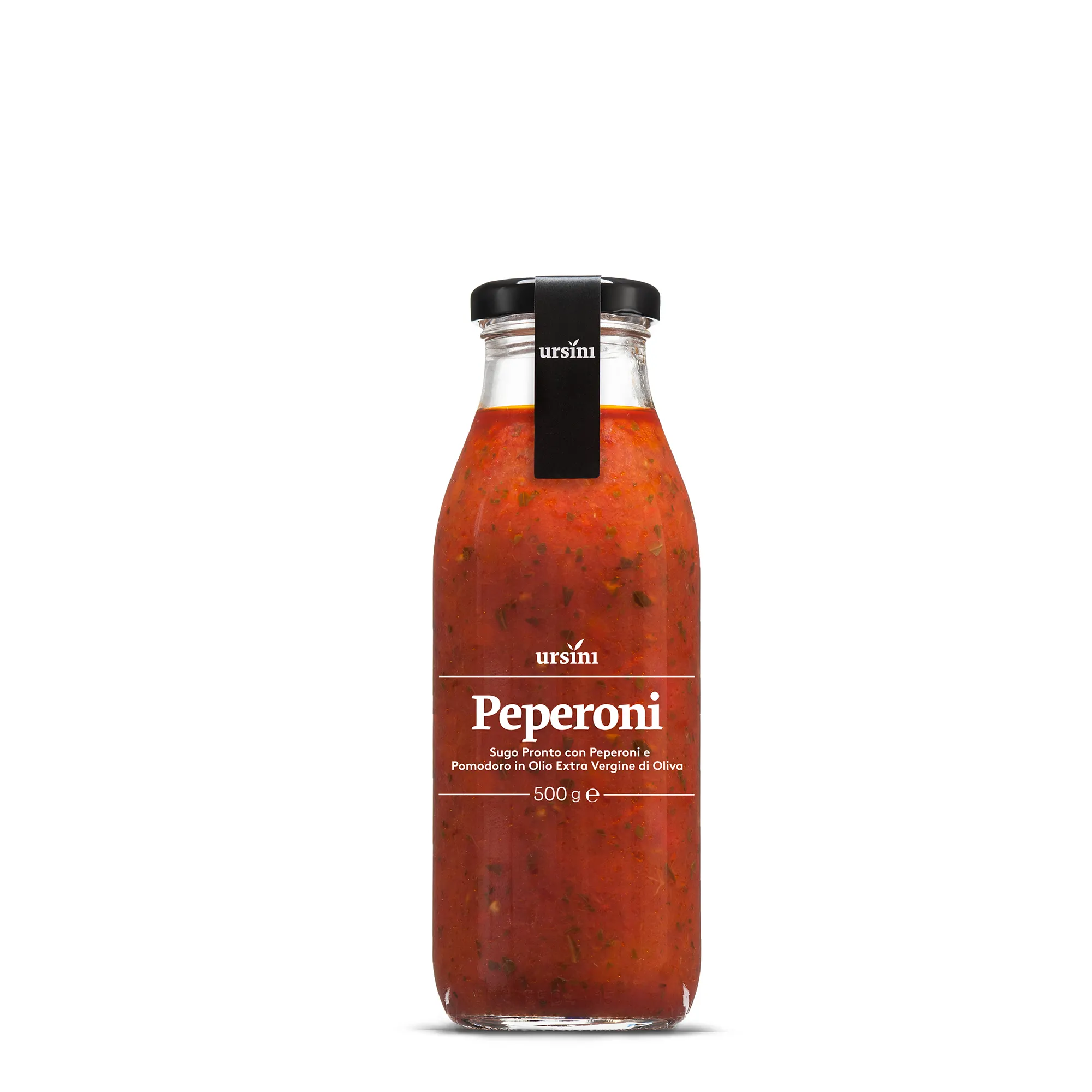 Italienische Tomatensauce mit Paprika 500 ml Flasche