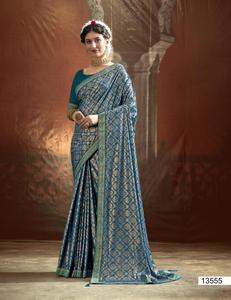 Moda sıradan fantezi kumaş Sari düğün parti için pakistan Saree koleksiyonu toptan Surat hindistan benzersiz tasarım - Product Image 6