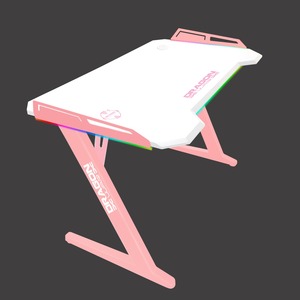 Tabela de jogo com carregador sem fio, estilo moderno, rosa, branco, combinação, menina,
