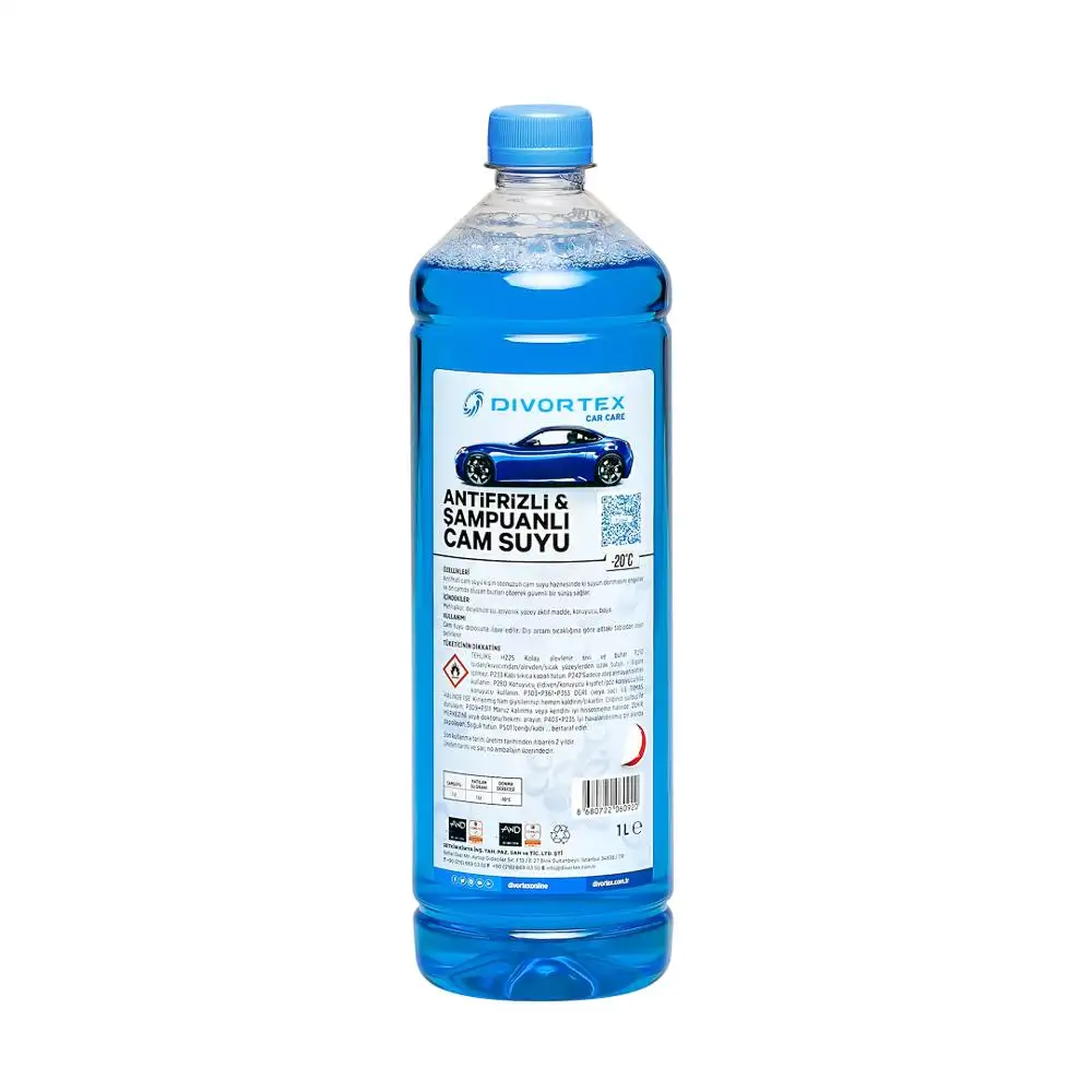 Divortex -30 жидкость для мытья лобового стекла с антифризом и шампунем 1Lt