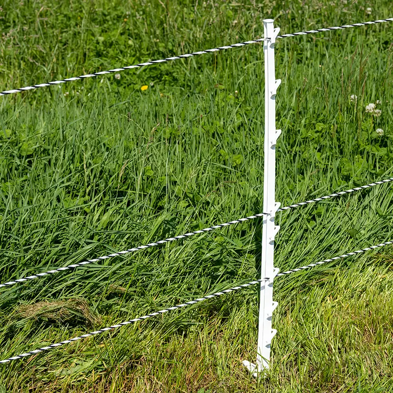 Postes de plástico para valla eléctrica, poste de plástico para granja, ganado y agricultura