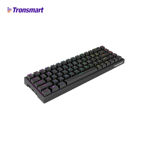 Tronsmart精英机械键盘，带RGB照明超过16.8万色Outemu开关有线BT 2.4GHz无线