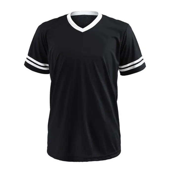 Erkekler ucuz toptan düz futbol forması yetişkin spor futbol formaları çizgili futbol tişörtü % 100% Polyester çabuk kuru SoccerUniform