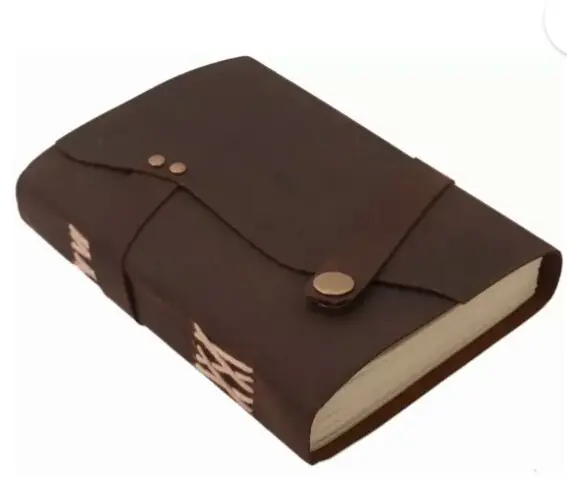 Винтажный кожаный блокнот в Королевском Стиле путешественника, ручная переноска, Стильный блокнот 7X5 для дневника, ручная работа