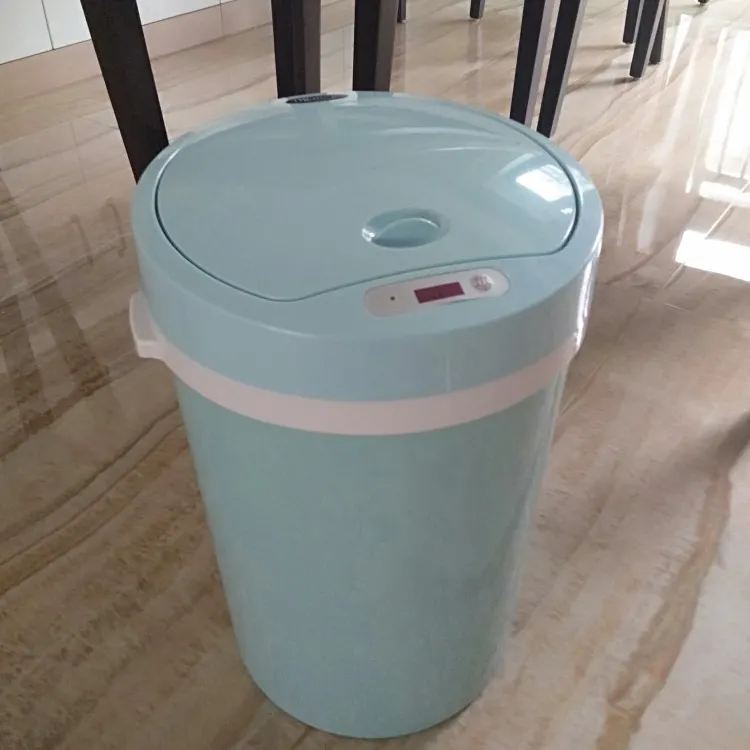 Morden Intelligent Automatic Touch-Free Rectangular battery Dustbin Home Smart Trash Can