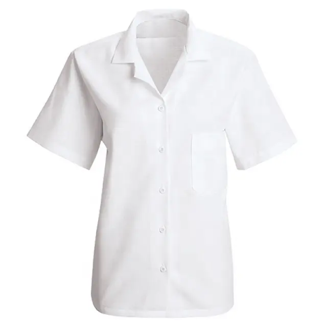 Novo Melhor Qualidade de Algodão Branco Camisa do Uniforme do Hospital