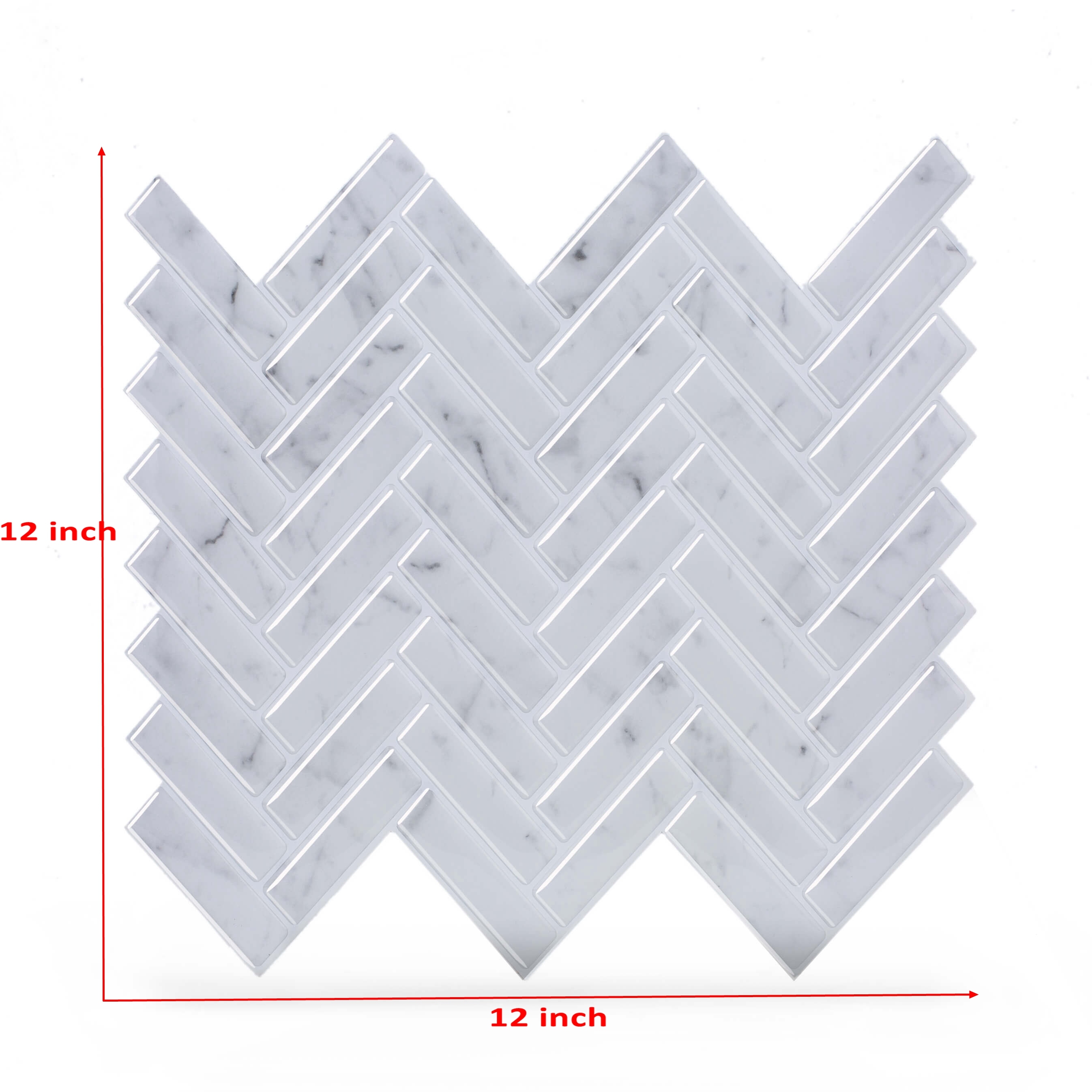 Grey Herringbone
