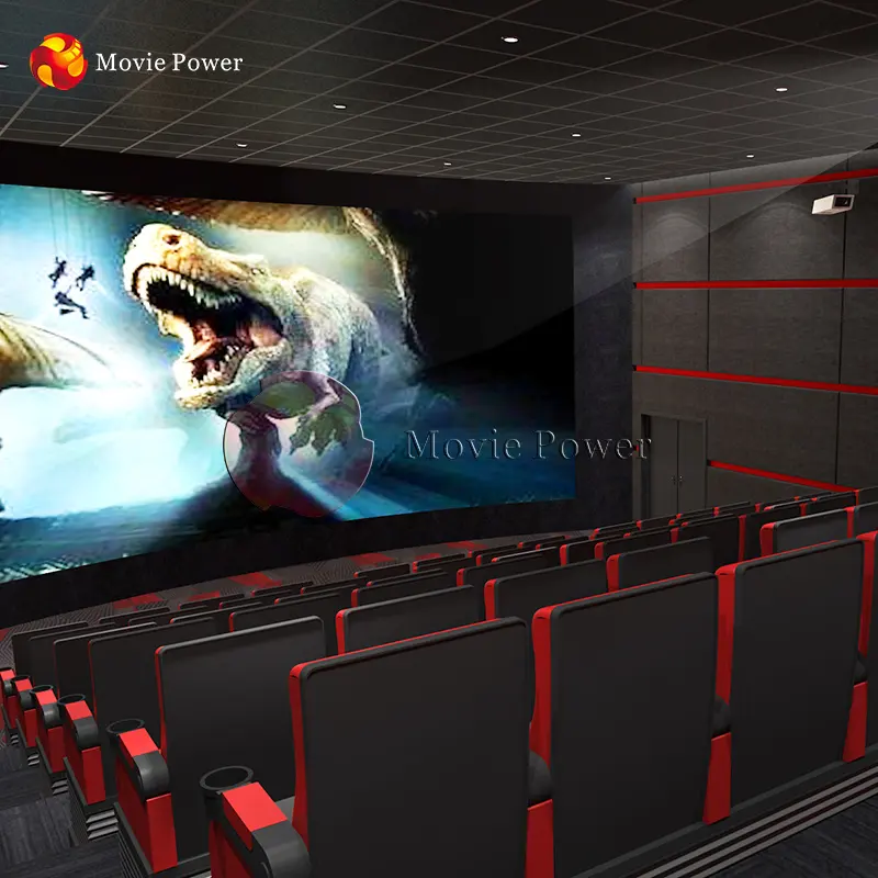 Prospérité et coloré 3d cinéma 4D 3d 5d 7d 9d film d'animation à vendre 3 Dof système dynamique électrique 1-500 sièges puissance du film