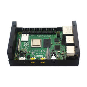 Carcasa de aleación de aluminio Raspberry Pi 4, carcasa protectora de Metal para Raspberry Pi 4 B