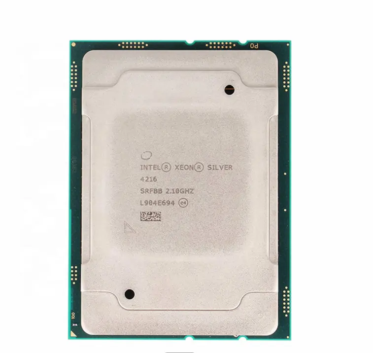 สำหรับโปรเซสเซอร์ Intel Xeon Silver 4216 CPU 16คอร์2.1GHZ SRFBB CPU Processor