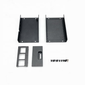 Carcasa de aleación de aluminio Raspberry Pi 4, carcasa protectora de Metal para Raspberry Pi 4 B