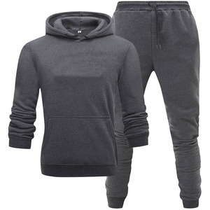 Büyük streç erkekler Slim Fit Hoodies Jogger pantolon iki adet fabrika doğrudan satış erkek eşofman eşofman aktif dipleri