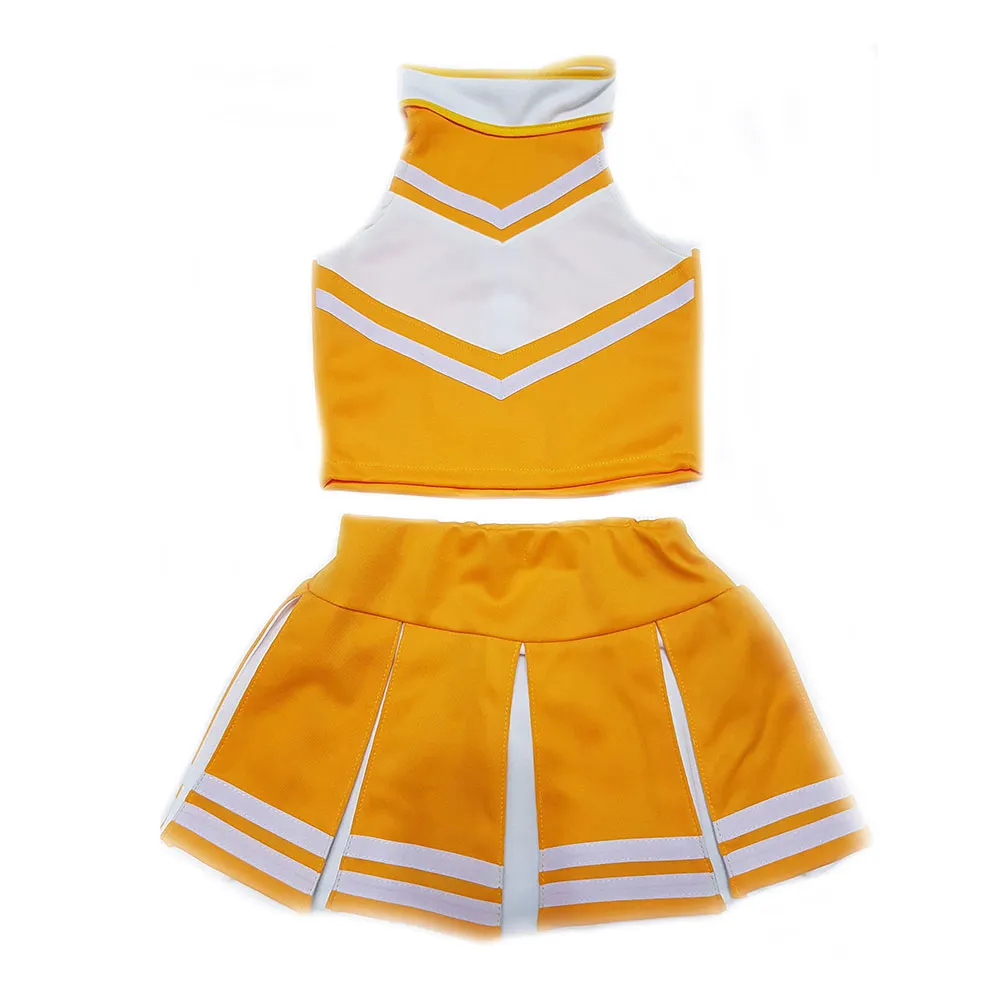 Uniforme de porrista para mujer y niña, disfraz de Halloween para fiesta Musical escolar, uniforme deportivo de lujo