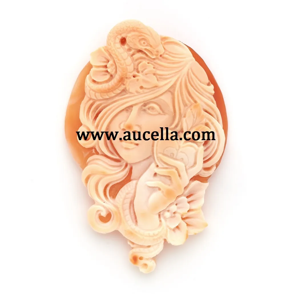 Harga Pabrik Produk Italia Buatan Tangan Gaya Modern Cameo Cornelian Bentuk Oval