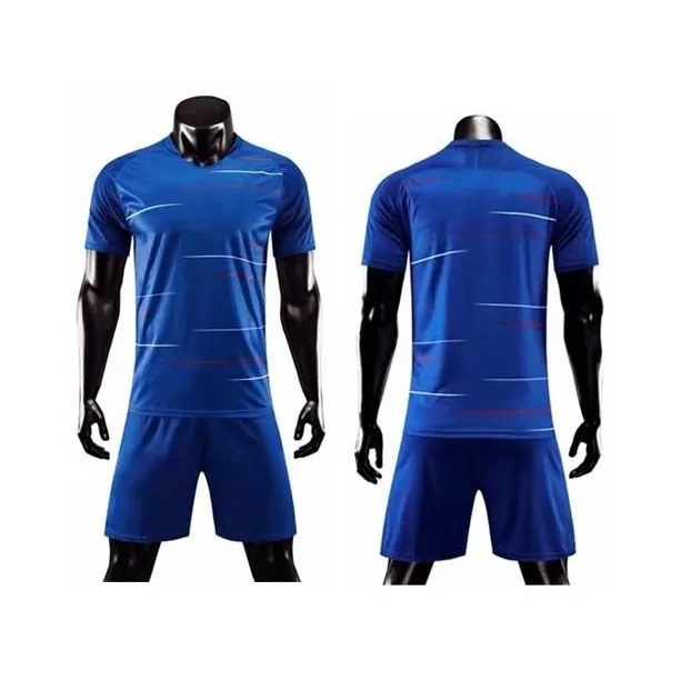 Wholesale Heat Transfer Printing Soccer Jersey Team Latest Designs Youth Soccer Wear Set Custom Soccer Uniforms