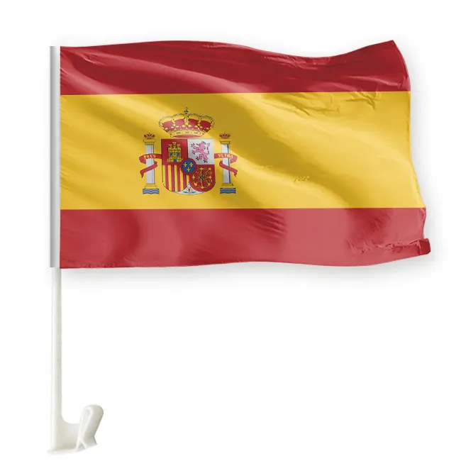 Bandera personalizada de plástico del equipo nacional de fútbol de Bélgica, España, Albania, Israel, nepal, paquistaní, Albania