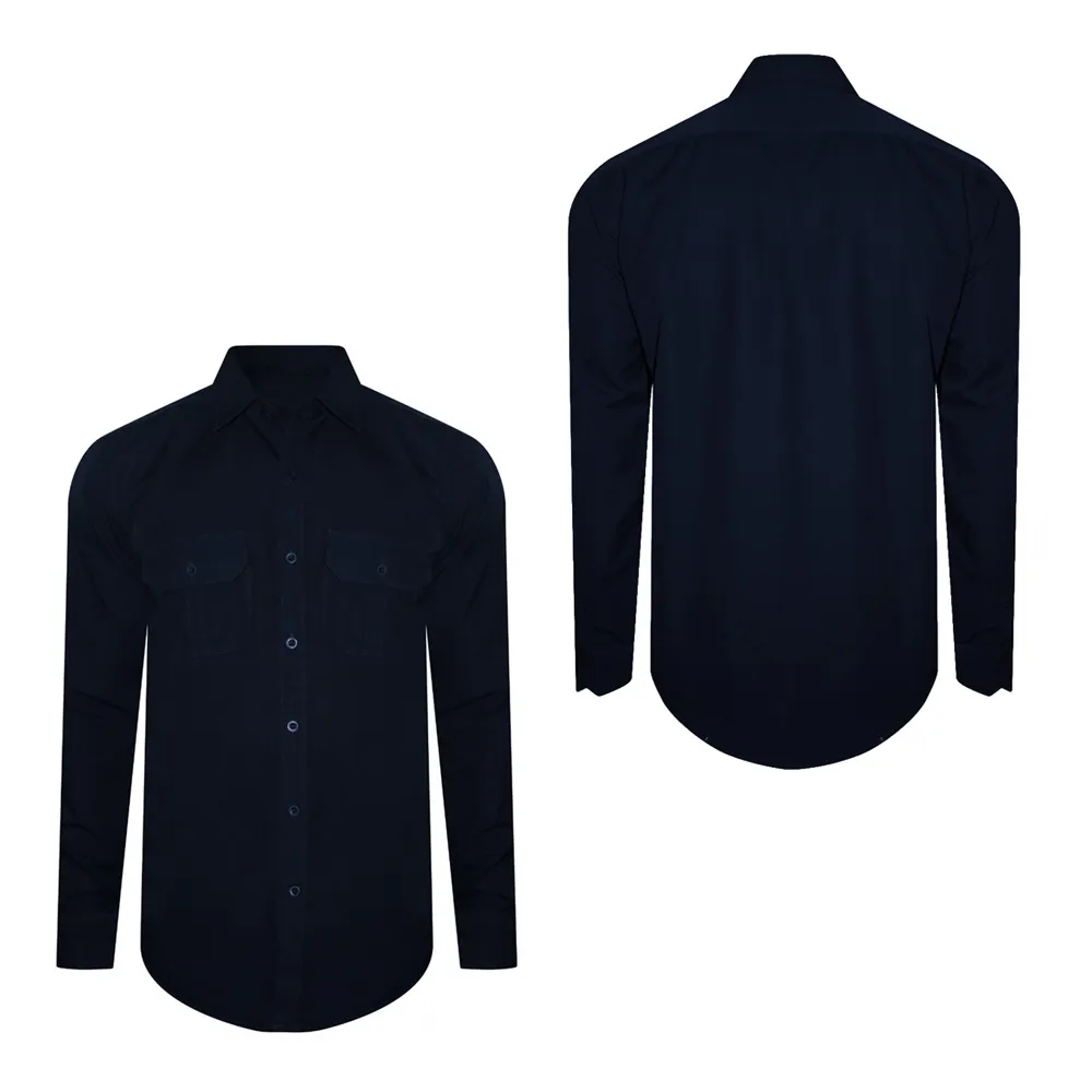 Chemises formelles pour hommes, en Polyester, à manches longues, grande taille, nouvelle mode d'affaires, formelles, 2020