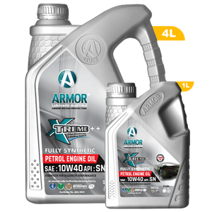 ARMOR High Performance 10w40 Full Synthetic Petrol Engine <strong>Oil</strong> SAE Certified Lubricant with API Additives Manufactured in UAE - Product Image 2