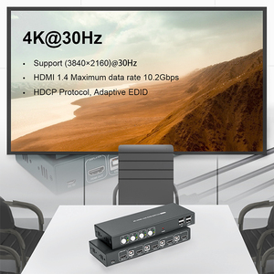 Factory Price <strong>Hdmi</strong> <strong>Switch</strong> With Audio Extractor Arc 4K 30Hz 4 in 1 Out <strong>Hdmi</strong> Kvm and Type C Usb <strong>Switch</strong> - Product Image 5