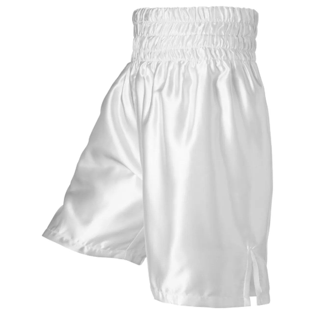 Shorts de boxe, branco de alta qualidade, luta de boxe, estampa personalizada, muay thai, mma, boxe