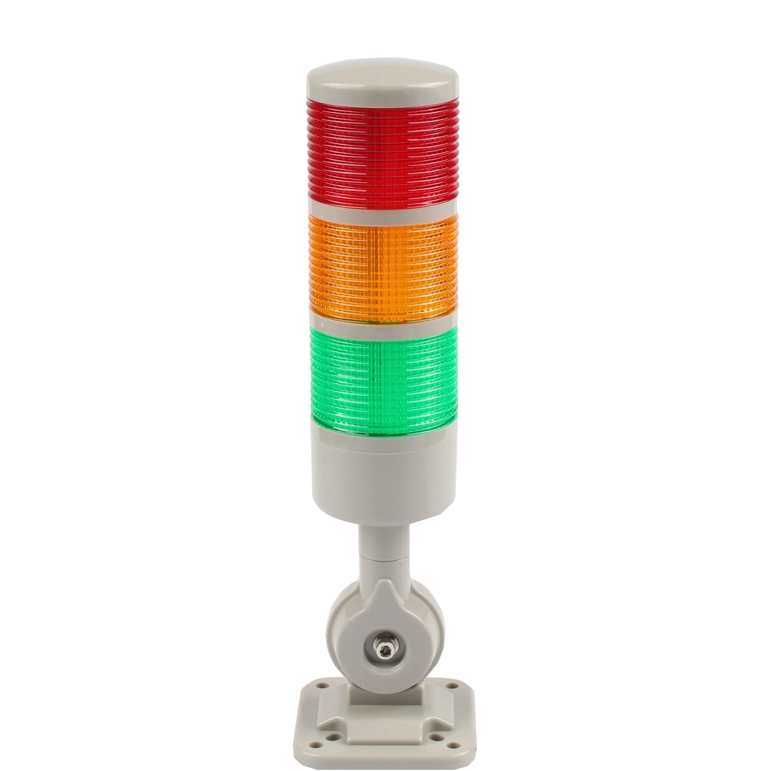 HY-Luz LED de advertencia de 3 capas, luz de tres colores, rojo, verde y amarillo, alarma multicapa, sonido y luz integrada