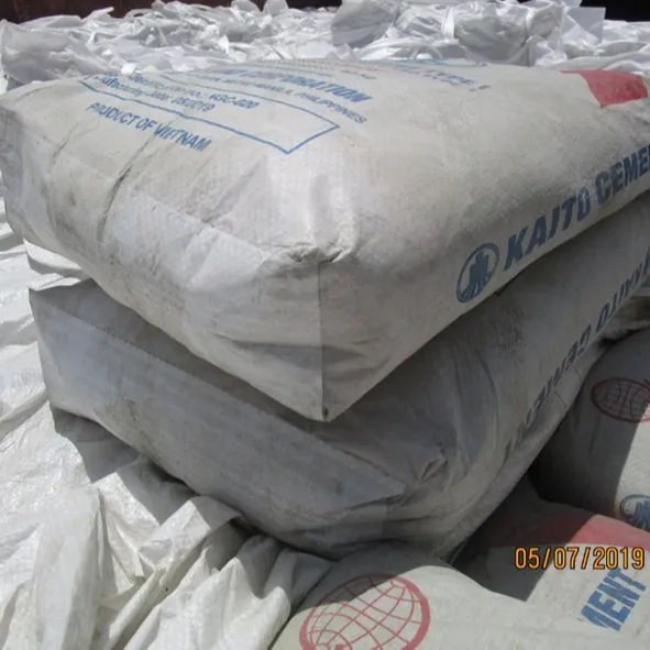 Meilleur prix du ciment portland ordinaire 52.5 emballage en sac 50kg