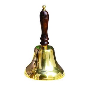 SOLID BRASS CHURCH BELLS for SALE WALL MOUNTED SHIP BELLS HANDCRAFTED SOLID BRASS SHIP BELL by REENA EXPORTS WHOLESALE - Product Image 6