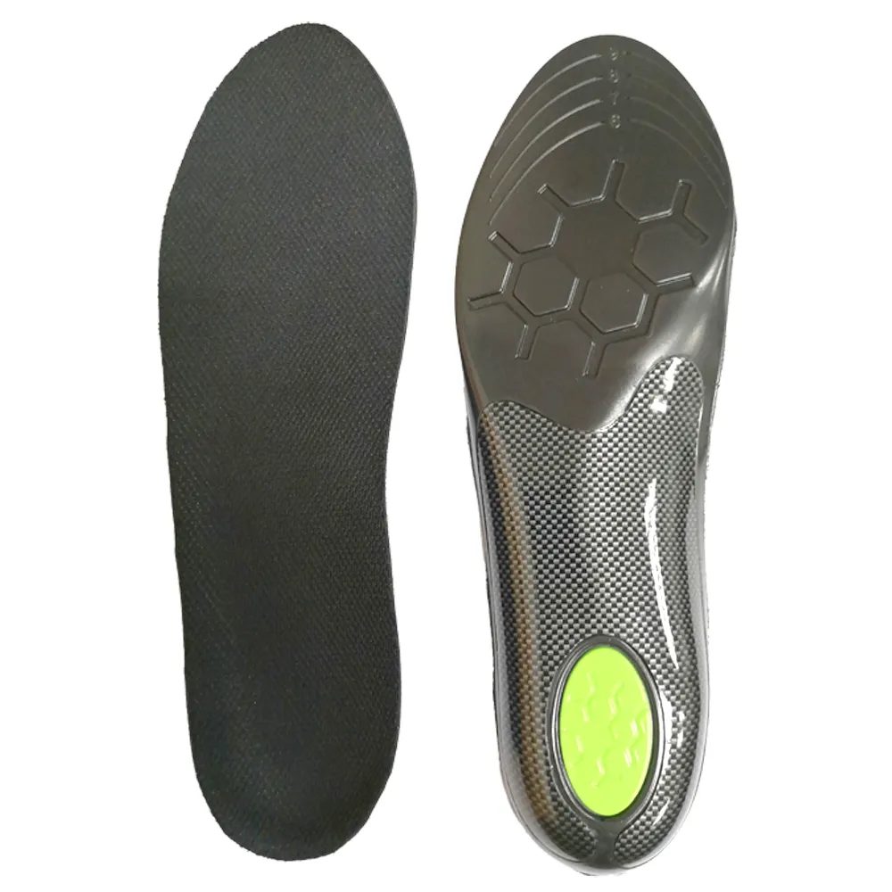 Plantilla de soporte ortopédico de espuma sintética para calzado de senderismo, cojín de pie de fibra de carbono para todas las estaciones, muestra gratis