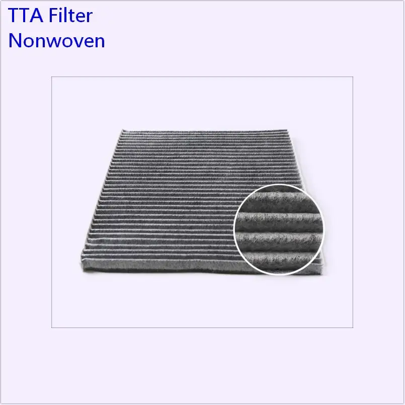 activated carbon air filter TTA filtration fabric
