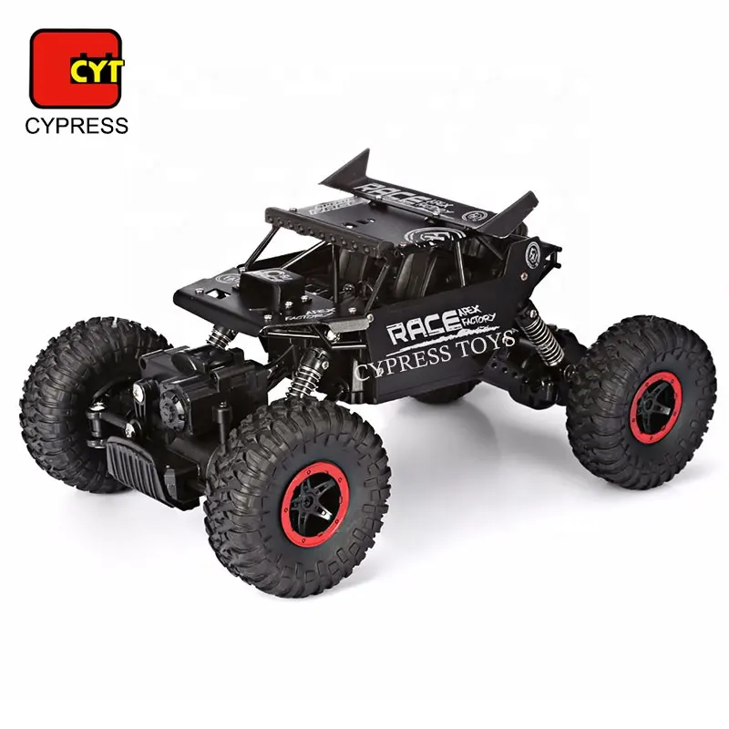 Carros De Juguete | 2.4G yüksek hızlı serin Metal tırmanma RC araba sürüklenme 1:18 Diecast Model arabalar