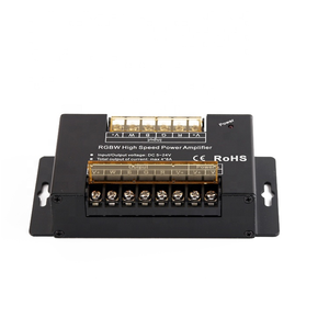 DC5-24V 8A * 4CH Alluminio RGBW Ad Alta Velocità Amplificatori di Potenza PWM Dimming Ingresso Del Segnale Ripetitore di Potere per RGBW HA CONDOTTO LA Striscia luce 5050 - Product Image 5
