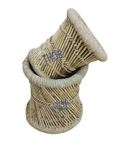 Tabouret vertical en bois massif, ensemble de 2 tabouret artisanaux, décoration pour salon et porte d'extérieur, maison et bureau et chambre à coucher