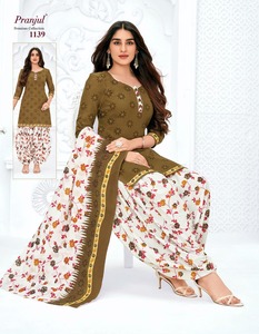 Hazır giyim Salwar Kameez kadınlar için tam dikişli <span class=keywords><strong>Kurti</strong></span> seti Dupatta takım seti güzel dijital baskı saf pamuk Royal ihracat - Product Image 4