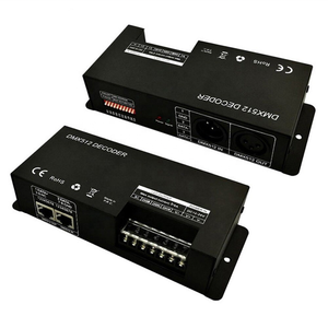 DMX 512 3CH 4CH x 4A Decoder DMX LED Controller 3 canali 4 canali Driver RGB RGBW LED Tape DC 12V-24V Decoder DMX di alta qualità - Product Image 3