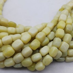 ลูกปัดสีเหลือง100% แท้จากธรรมชาติลูกปัดแบบหลวมสำหรับทำเครื่องประดับ - Product Image 1