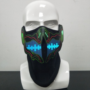 หน้ากากปาร์ตี้ฮาโลวีนดีไซน์ล่าสุดพร้อมไฟ LED ทำงานด้วยเสียงทำจากเรซิ่น - Product Image 1