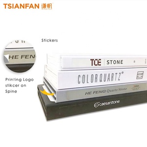Fabrika fiyat akrilik taş karo ekran kitap örnek katalog kiremit metal kitap ekran standı dul perde örnek kitap - Product Image 4